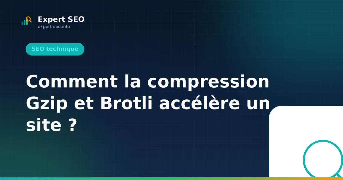Comment la compression Gzip et Brotli accélère un site ?