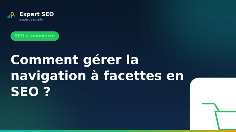 Comment gérer la navigation à facettes en SEO ?